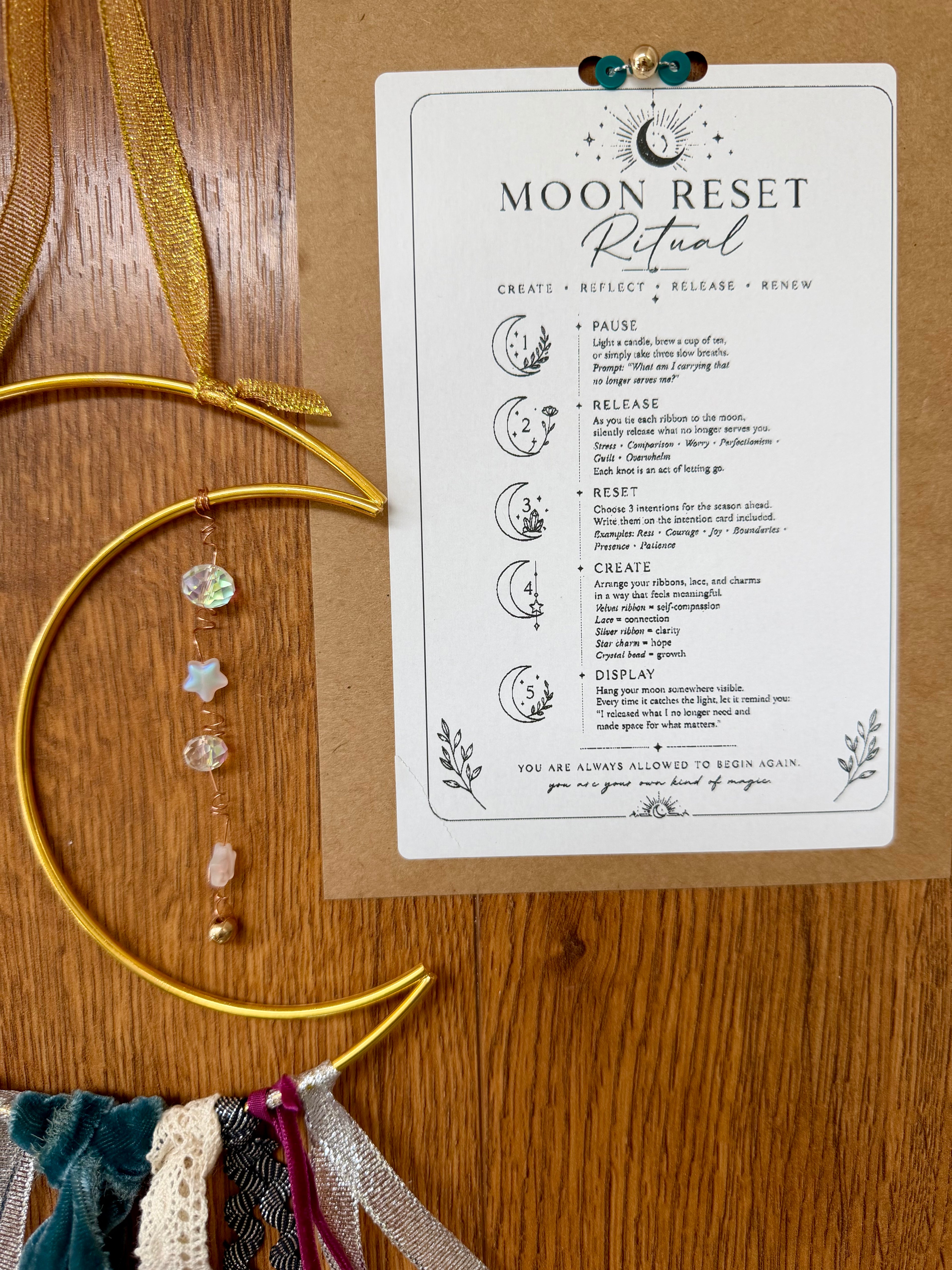 🌙 Moon Reset Ritual + 10 Mystery Pulls